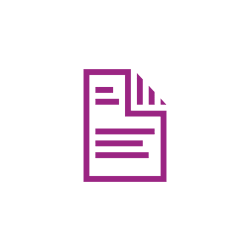 Document Icon purple
