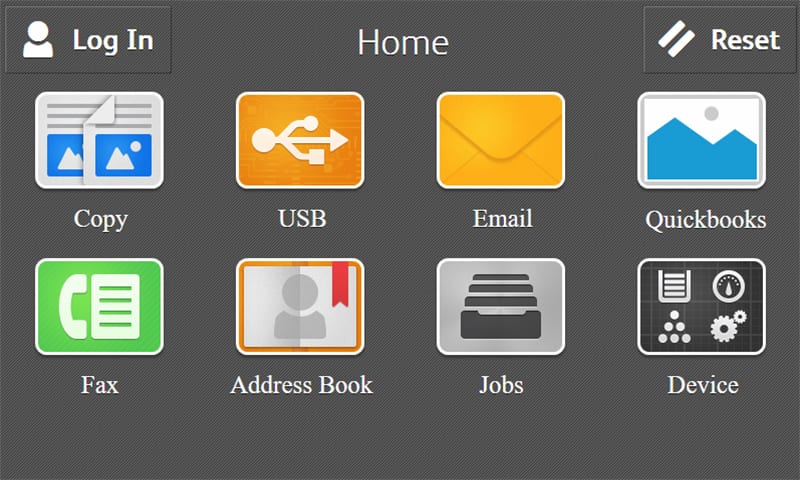 Screenshot homepage Quickbooks