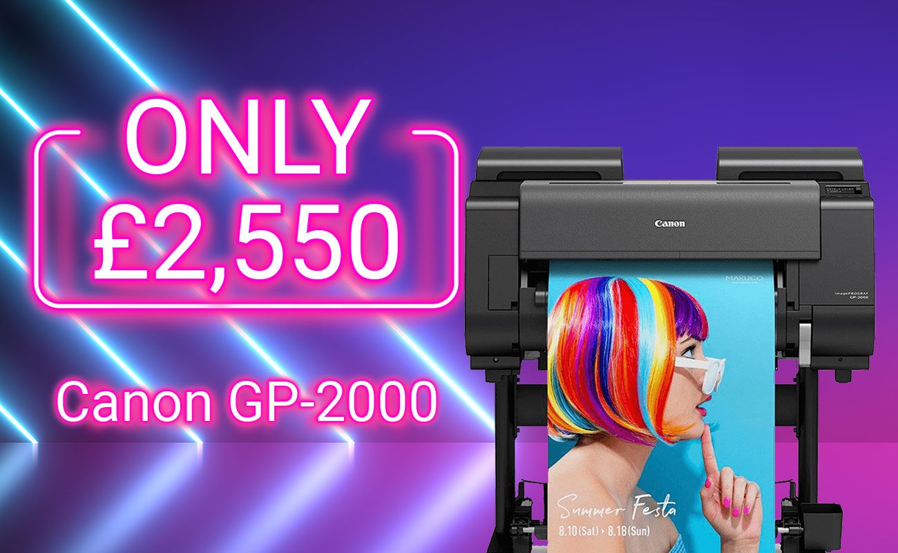Canon GP-2000 11 colour graphic printer sale price! £2,550.00