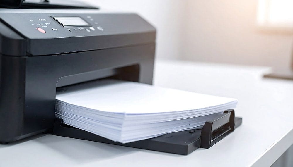 Office photocopier covered by a managed maintenance contract